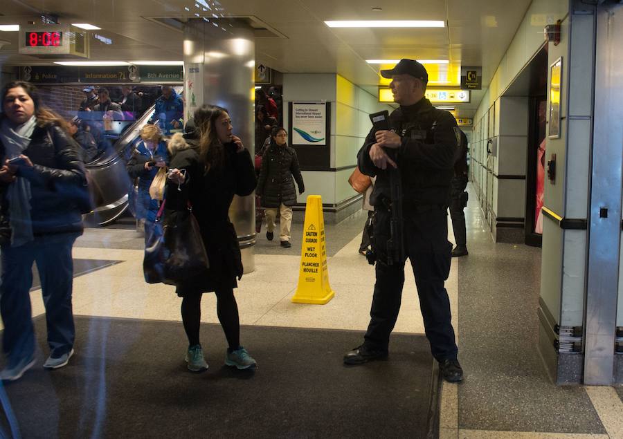 Un hombre, que ha sido detenido, habría intentado acceder al metro en la zona de Times Square con un artefacto.