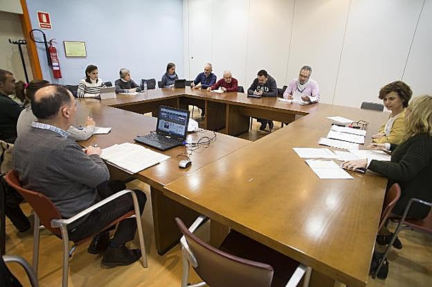 Reunión del Consejo Escolar de Gijón. 