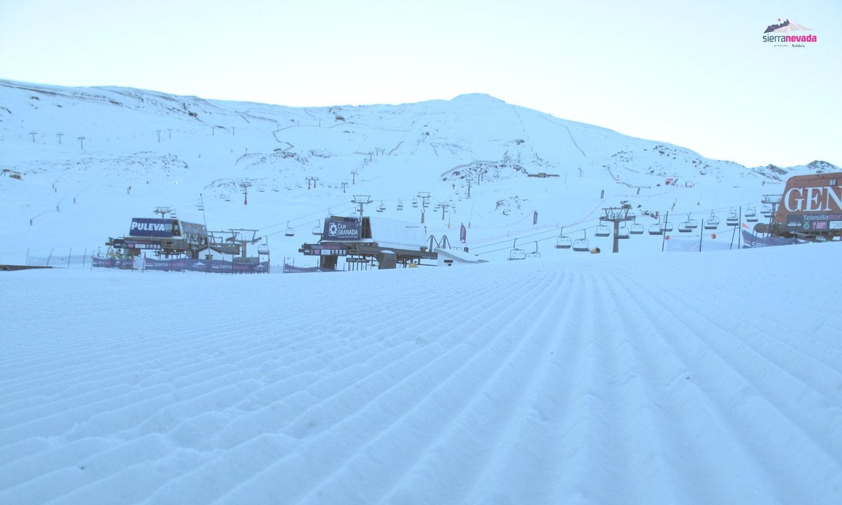 Las pistas de Sierra Nevada, en una imagen reciente