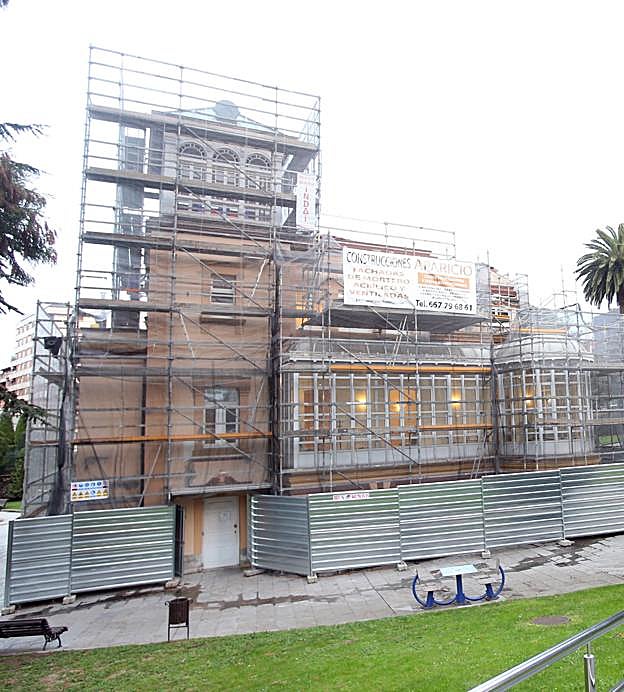 El palacete está actualmente en obras 