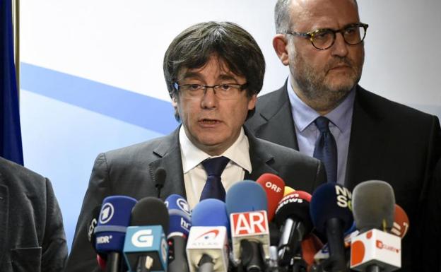 El expresidente de la Generalitat y candidato de Junts per Catalunya, Carles Puigdemont.