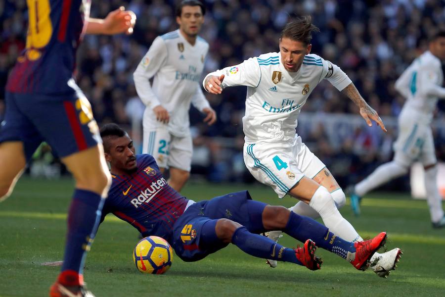 El conjunto azulgrana dejó prácticamente sentenciada la Liga en el Bernabéu tras su victoria por 0-3. 