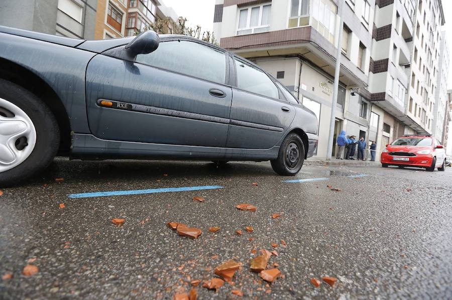 Bruno se deja sentir en Asturias