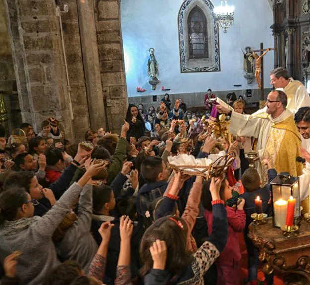 Bendición del Niño Jesús en San Nicolás de Bari
