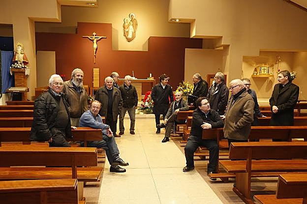 Los asistentes a la última reunión arciprestal, en la parroquia de la Sagrada Familia.