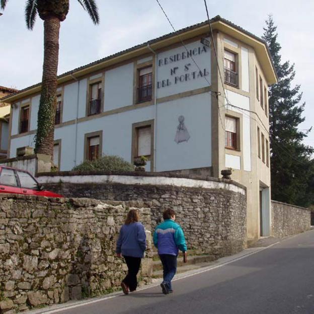 La residencia Nuestra Señora del Portal, desde el exterior. 