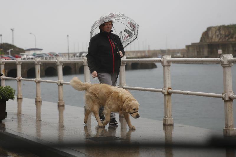 La lluvia y las precipitaciones ponen a Asturias en alerta amarilla