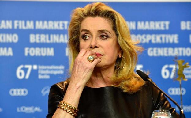 La actriz francesa Catherine Deneuve.