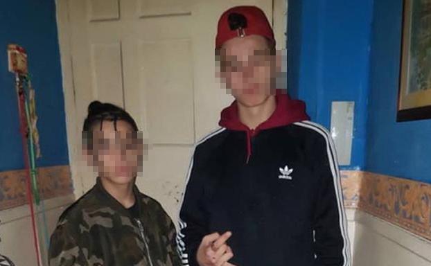 Los dos menores acusados del homicidio de 'Urren'. 