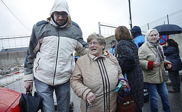 Imagen. Varios afectados.por el derribo.