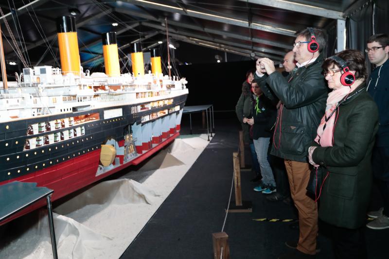 La exposición sobre el Titanic se despide de Gijón