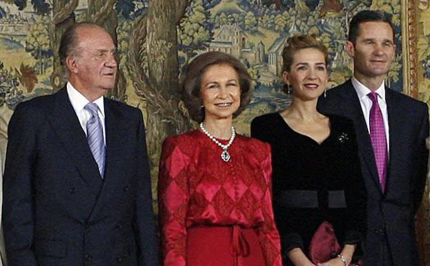 Esta imagen, del 70 cumpleaños de don Juan Carlos, no se había vuelto a repertir.