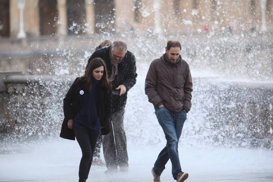 El temporal se hace notar en Asturias