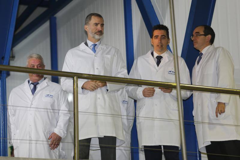 Felipe VI visita este lunes la fábrica de CAPSA en Granda (Siero)