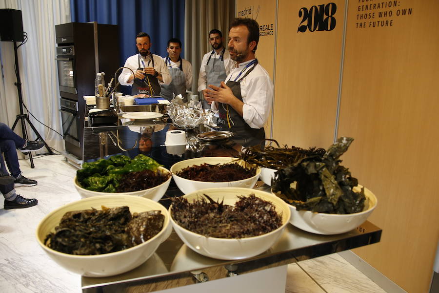 Una veintena de productos asturianos demuestran el poderío de la región en el congreso de cocina de vanguardia más importante del país 