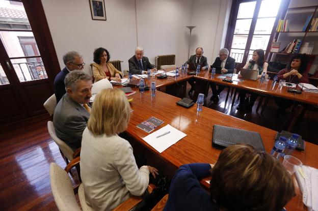 Reunión del Consejo Social de la Universidad de Oviedo. 