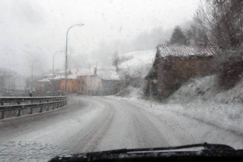 Las precipitaciones en forma de nieve llegarán a cotas de entre 400 y 600 metros