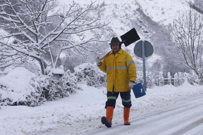 El temporal se recrudece en Asturias