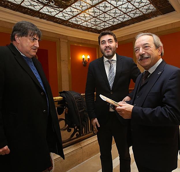 Pierre Dehalu, Jonás Fernández y Wenceslao López. 