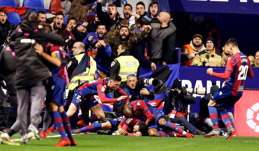 Los blancos empataron con el Levante como ya ocurrió en el Santiago Bernabéu.