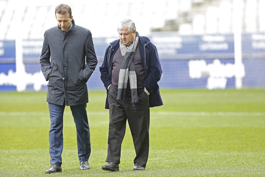 El ambiente previo al partido en el interior del Tariere