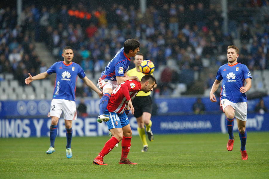 El Real Oviedo 2-1 Sporting, en imágenes