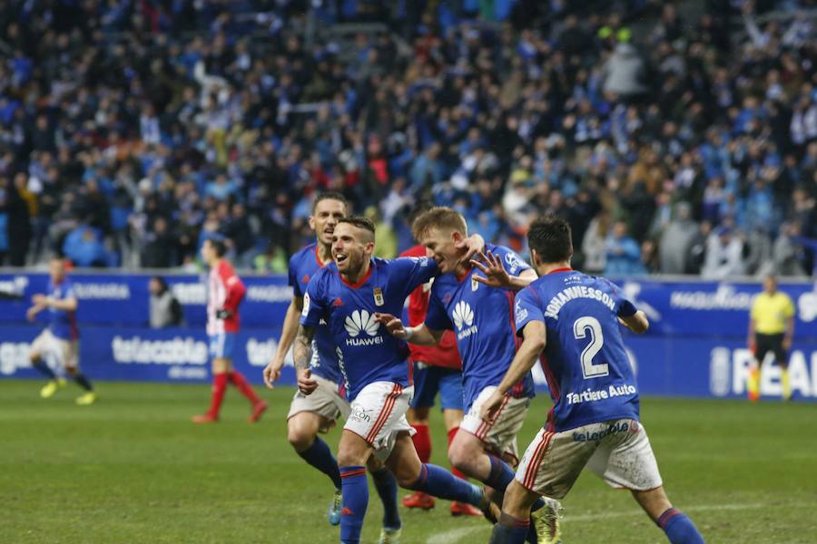 El Real Oviedo 2-1 Sporting, en imágenes