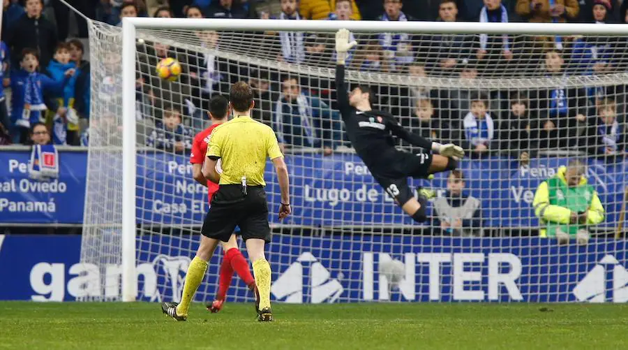 El Real Oviedo 2-1 Sporting, en imágenes