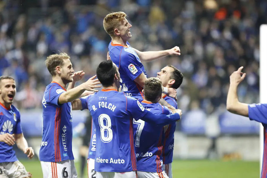 El Real Oviedo 2-1 Sporting, en imágenes