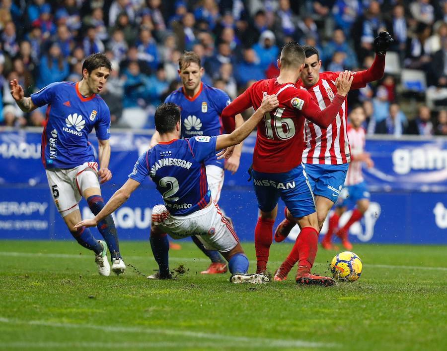 El Real Oviedo 2-1 Sporting, en imágenes