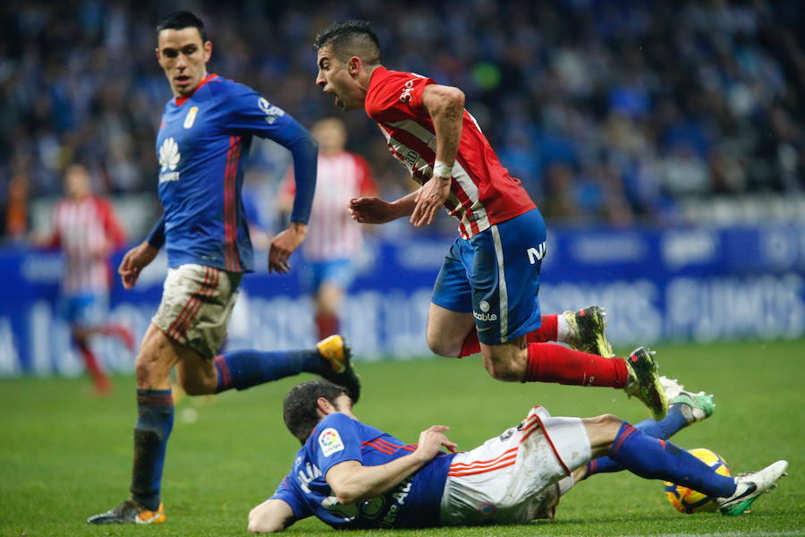 El Real Oviedo 2-1 Sporting, en imágenes