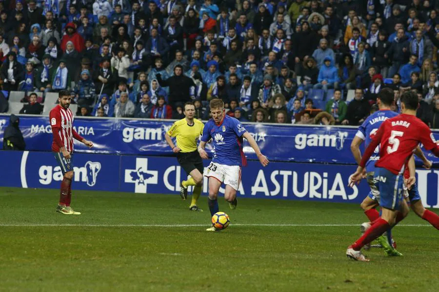 El Real Oviedo 2-1 Sporting, en imágenes