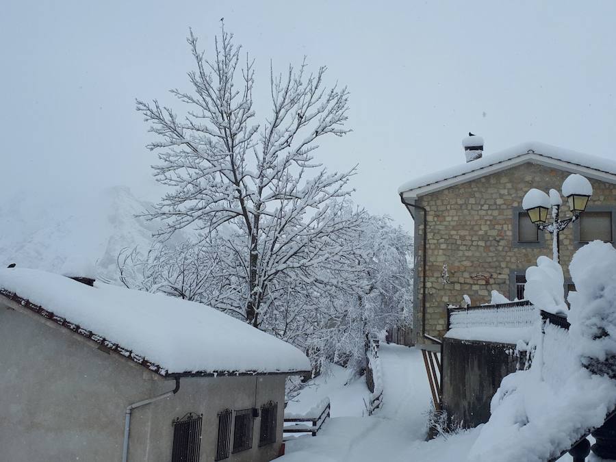 Nieve, frío y lluvia en Asturias
