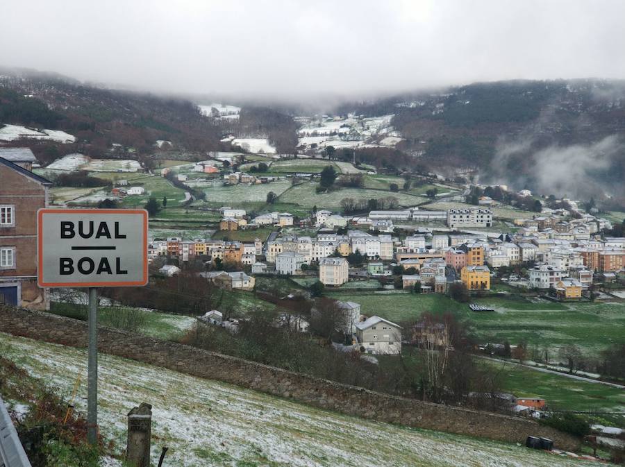 Nieve, frío y lluvia en Asturias