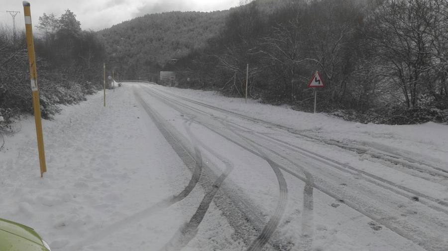 Nieve, frío y lluvia en Asturias
