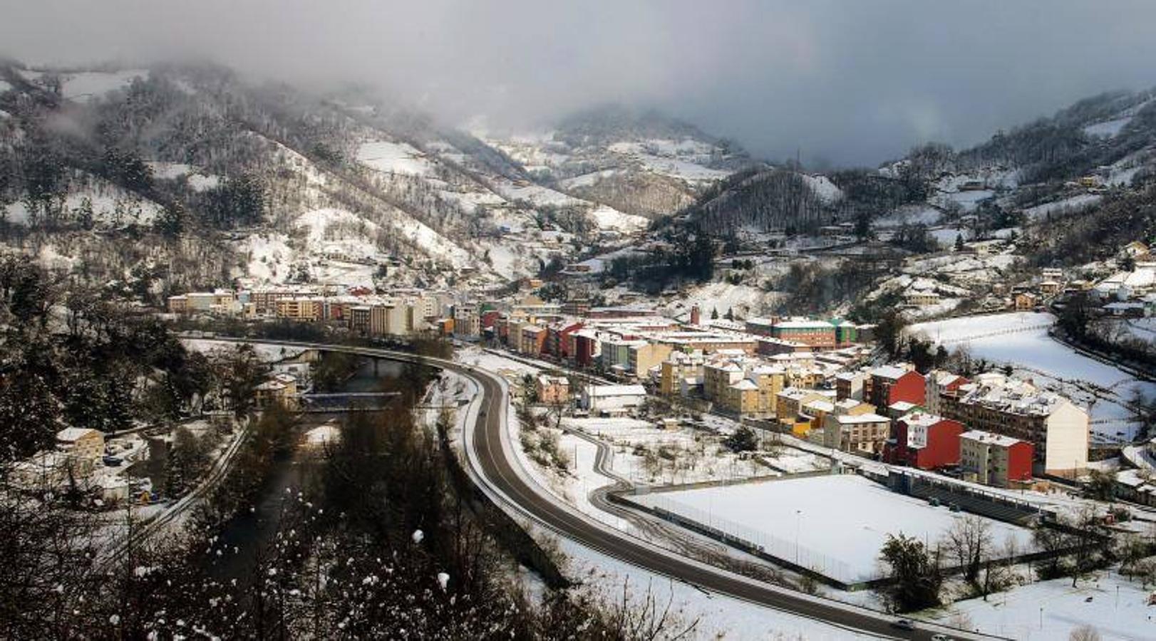 Nieve, frío y lluvia en Asturias