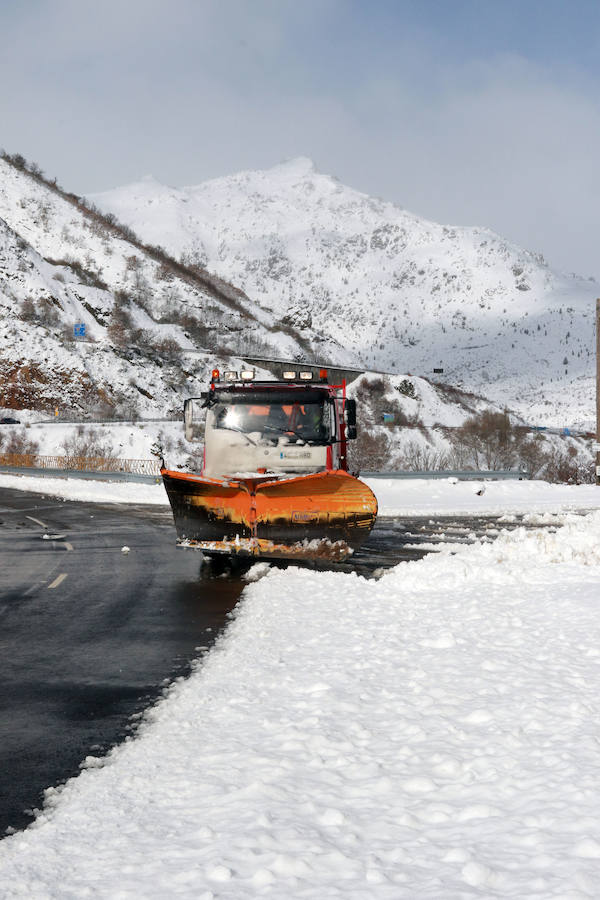 Nieve, frío y lluvia en Asturias