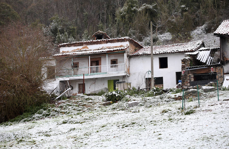 El Naranco cubierto de nieve se ha convertido en toda una atracción para muchos vecinos de Oviedo, que no han dudado en acercarse a disfrutar de la estampa. No obstante, el temporal también ha causado problemas en la capital asturiana, donde se han registrado varios argayos.