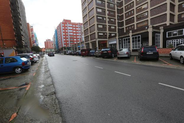 El tramo de la calle Ramón y Cajal que va a ser remodelado. 