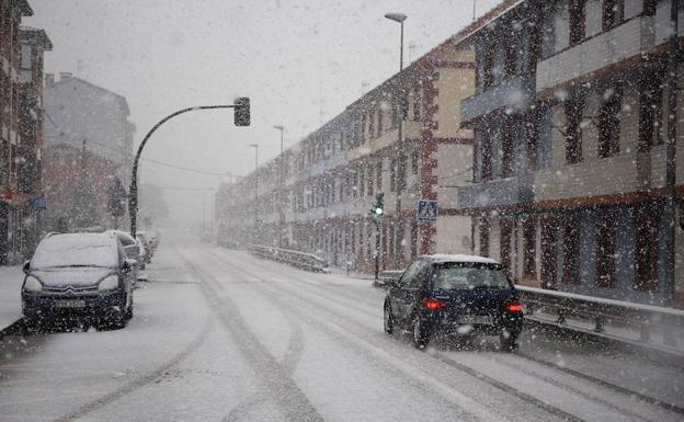 Imagen. Nieve en Figaredo.