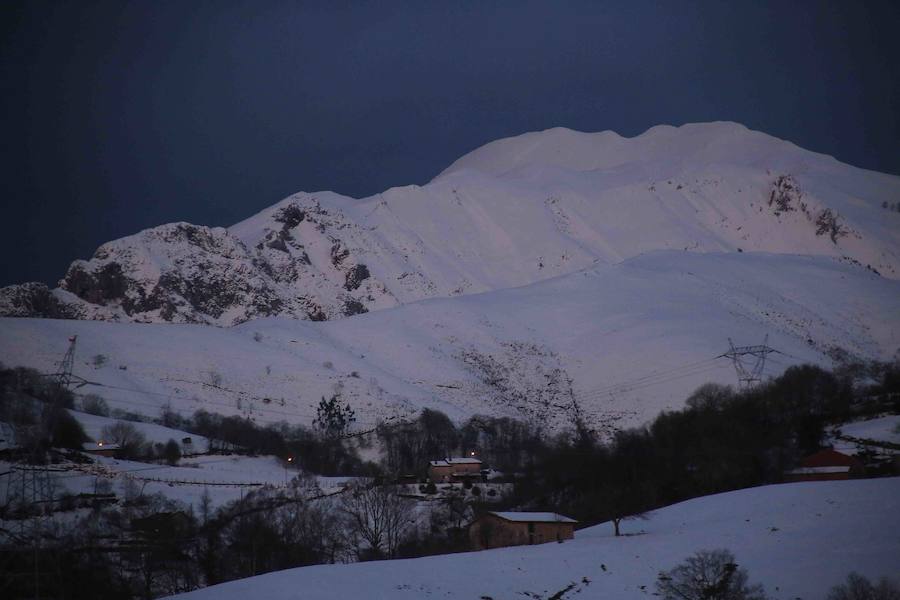 Continúa la ola de frío en Asturias