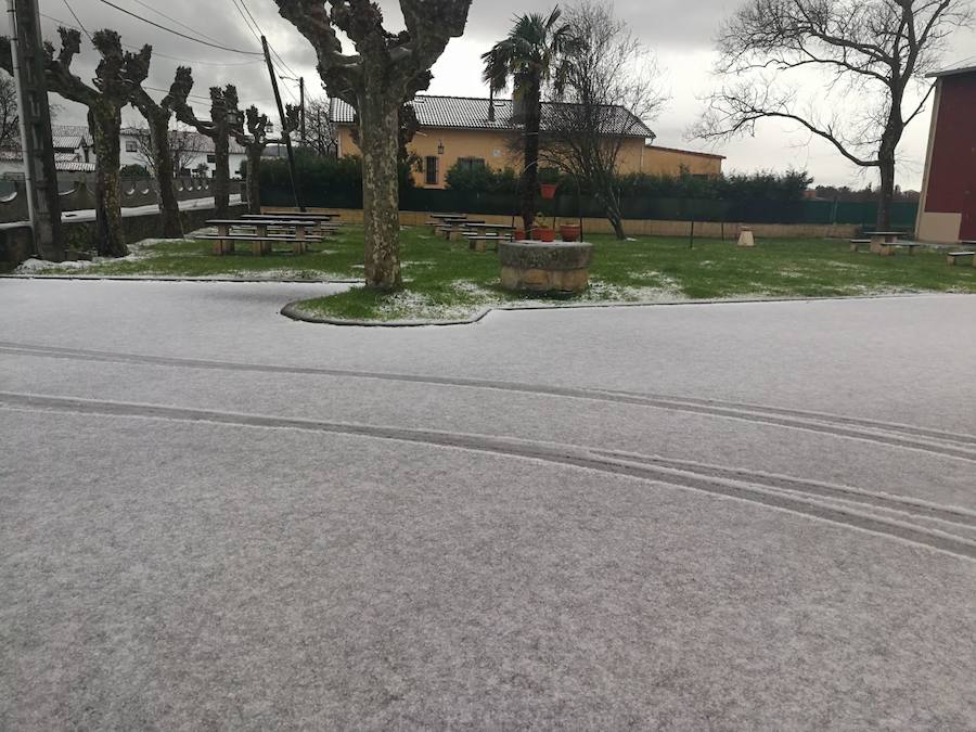 El granizo se hizo notar en Quintes