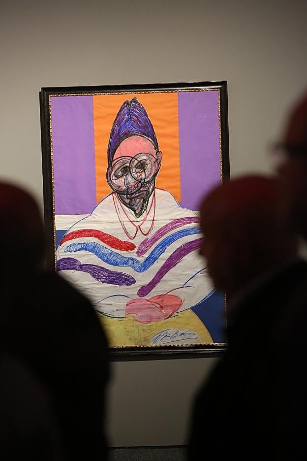 Exposición de dibujos de Francis Bacon en el Niemeyer. 