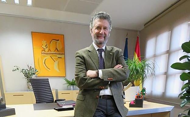 Ignacio García Palacios, en su despacho en la Facc. 