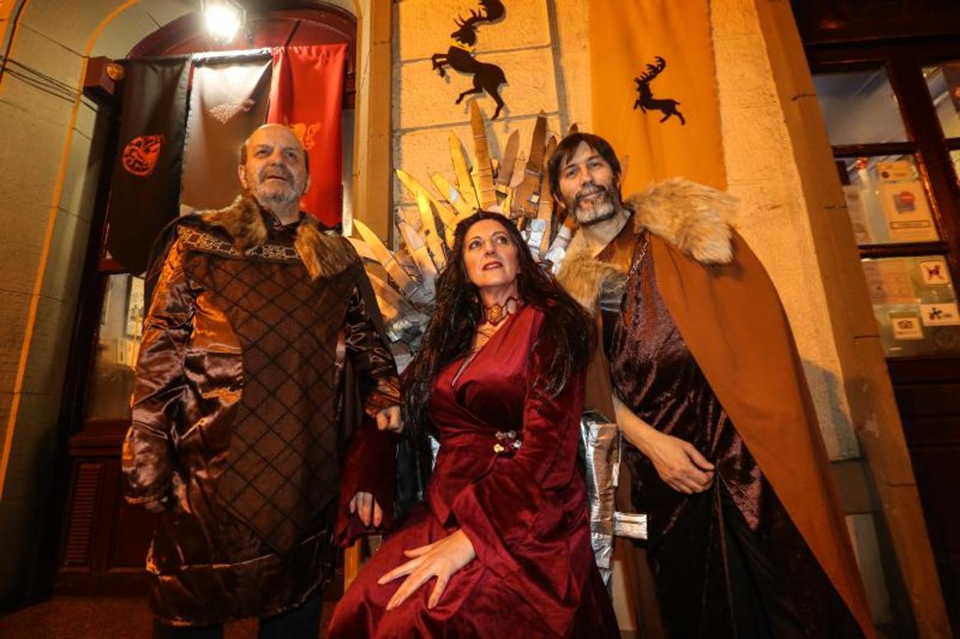 El Populart, en la plaza de El Carbayedo, ha vuelto a ganar este año el concurso de chigres antroxaos