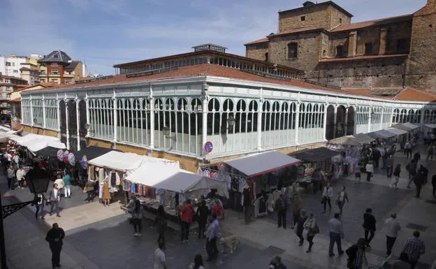 Mercado de El Fontán de Oviedo.