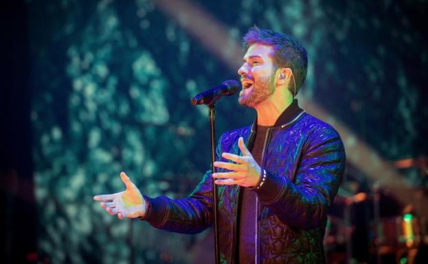 Pablo Alborán, durante la presentación de la gira en Madrid.