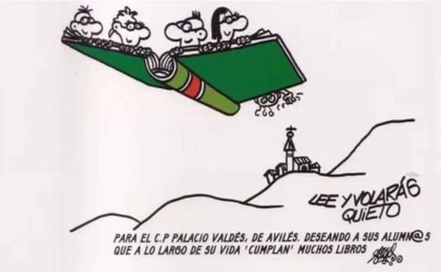 El regalo de Forges al colegio Palacio Valdés