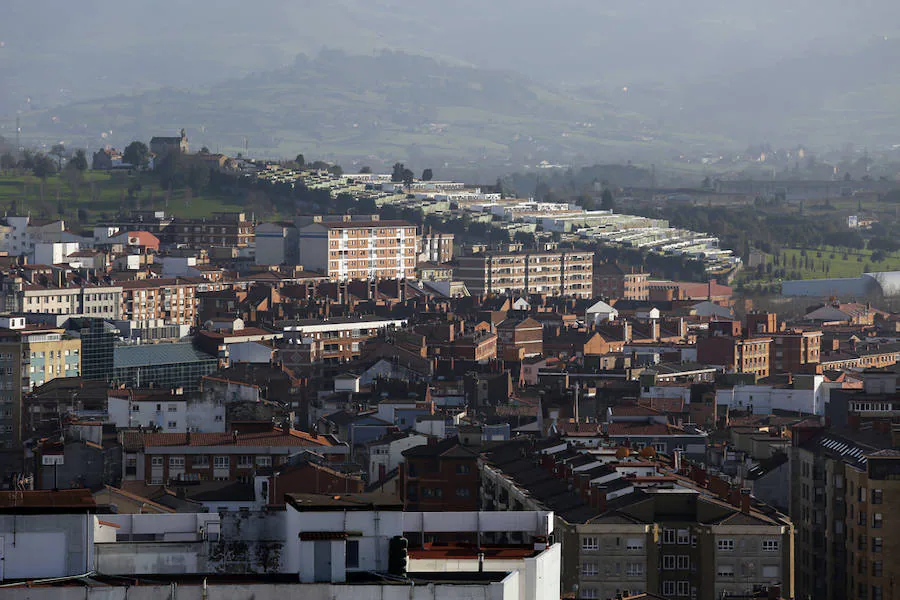Imágenes tomadas desde los lugares más altos de la ciudad. Vista desde el edificio Bankunión.