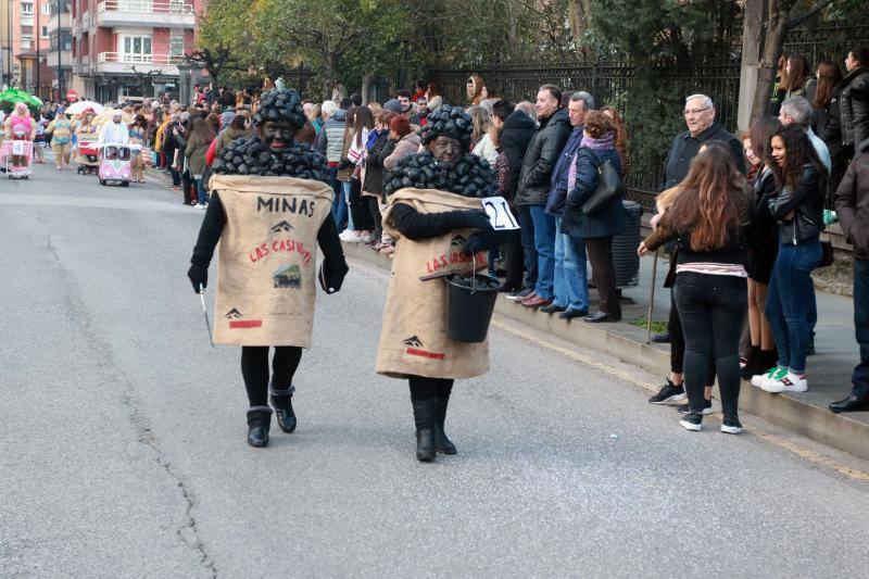 4.300 euros en premios para los disfraces más originales y coloridos en un gran desfile que cierra la celebración del carnaval en las cuencas.